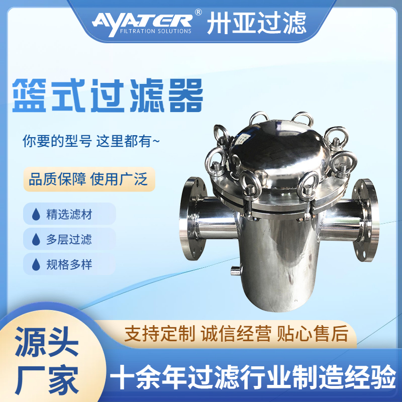 深入了解籃式過濾器的特性與選型要點